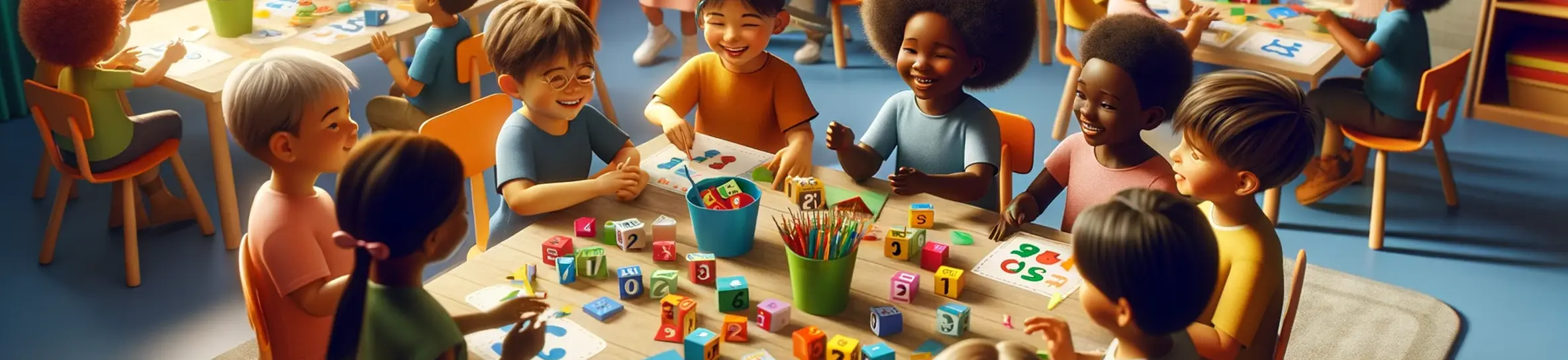 Les enfants de 3 à 4 ans apprennent à construire les nombres 1, 2 et 3 en maternelle ps 