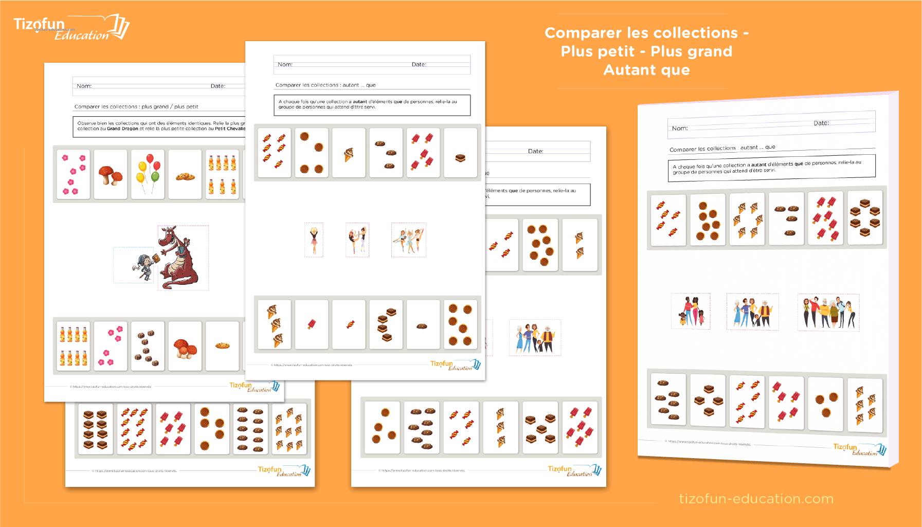 Apprendre les notions de plus grand, plus petit, et égal en maths - introduire la comparaison aux enfants