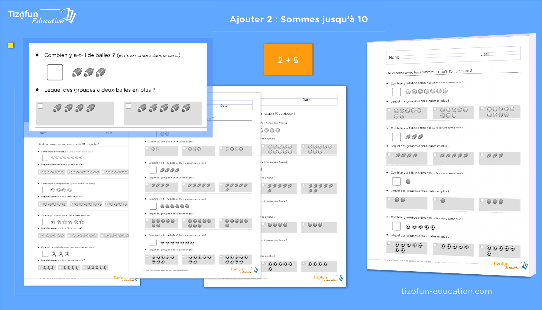 Comment ajouter 2 aux nombres jusqu'à 10 : Méthodes et exercices pratiques