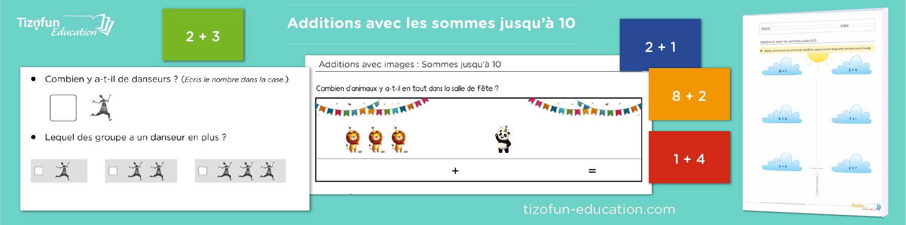 Activités de calcul pour la maternelle GS : Addition et soustraction