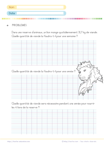 Problème de multiplication avec des nombres décimaux CM1 6e : fiche d’exercices à imprimer