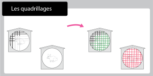 Une activité de graphisme qui invite à tracer un quadrillage dans la maison de l'elfe afin de renforcer la motricité fine et la Pré-écriture.