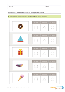Associer les formes géométriques aux objets en Maternelle grâce au tracé