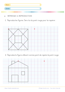 Reproduire une figure sur quadrillage CE1 CE2 : exercices de géométrie à imprimer