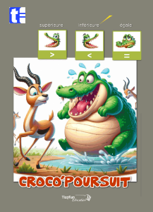 Jeu de comparaison des quantités en Grande Section (GS) avec cartes de 1 à 20 et signes > < =