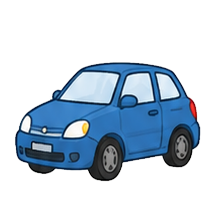carte texte + image qui présente une voiture