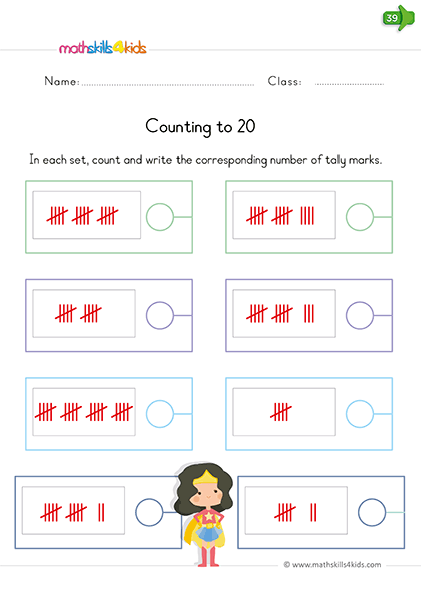 Kindergarten quick witted daily math practices