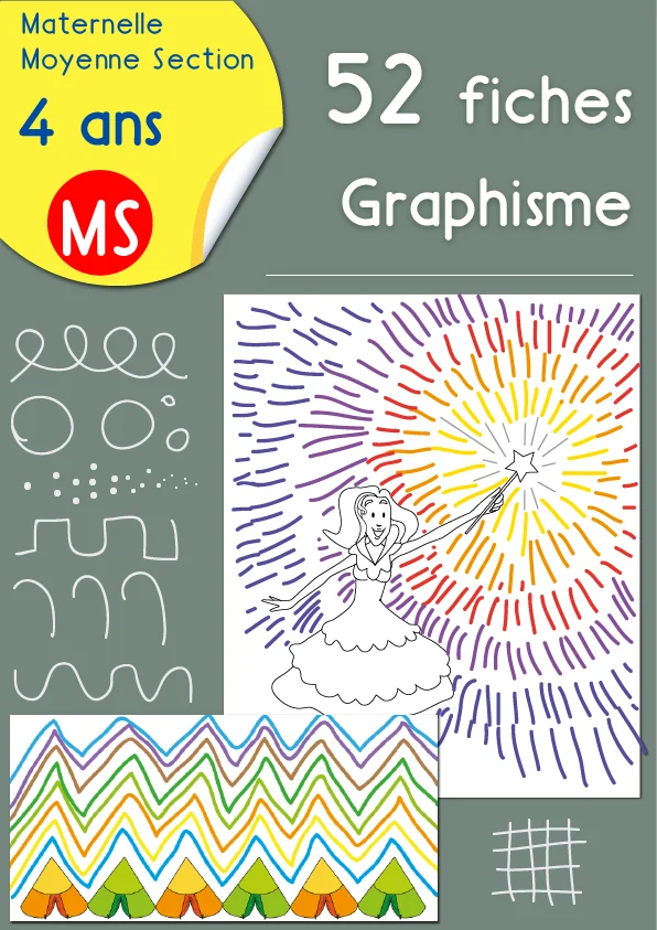 Graphisme MS : 52 activités pour tous les signes graphiques — MS