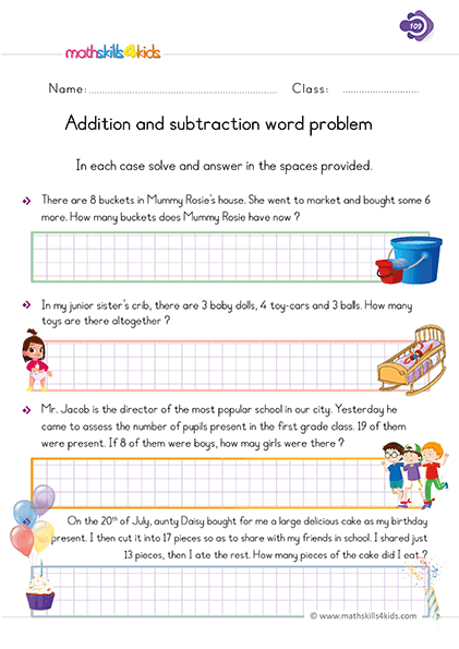 Grade 1 quick witted daily math practices