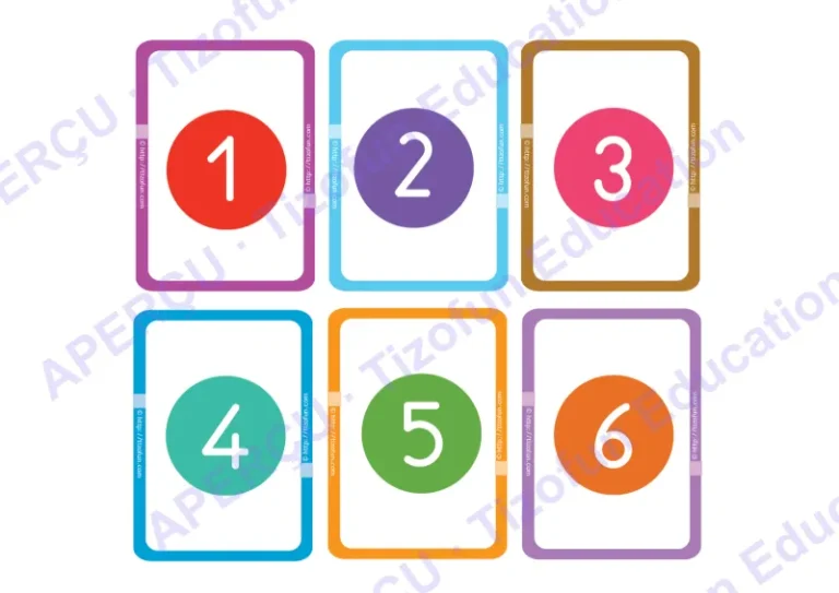 Aperçu 2 — Nombres de 1 à 50 | Jeu de cartes pour apprendre la suite des nombres