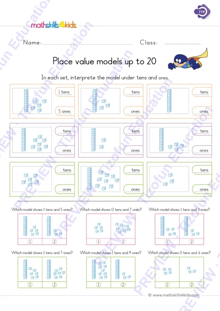 Preview 2 — Grade 1 quick witted daily math practices