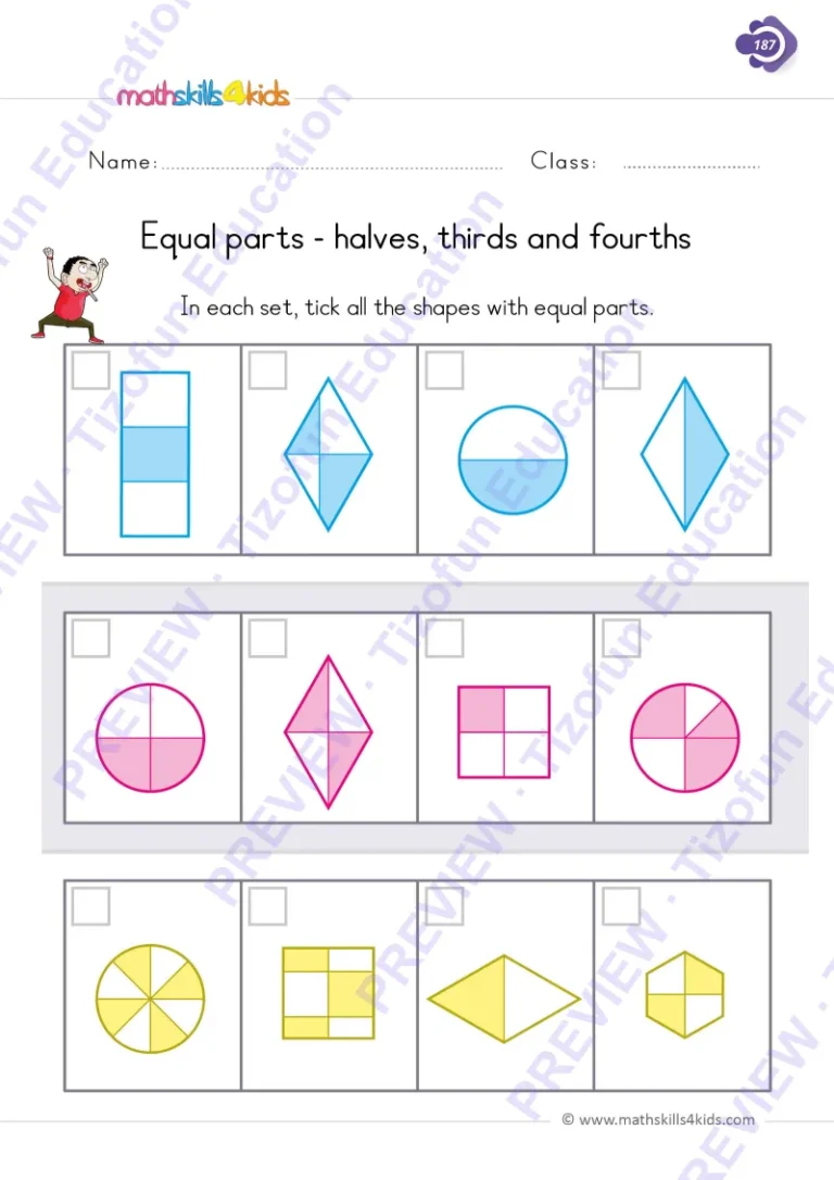 Preview 3 — Grade 1 quick witted daily math practices