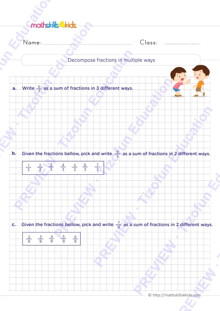 Preview 1 — Grade 5 quick witted daily math practices