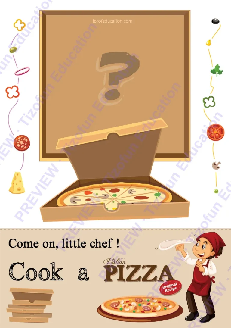Preview 1 — Pizza Chef's Recipe - Count & Mix the Ingredients