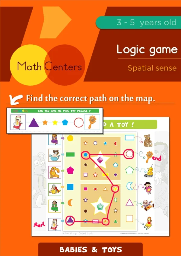 Babies and Toys Logical Reasoning Game