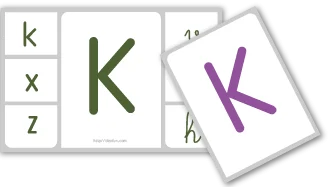 78 cartes : chaque lettre en capitale, en script et en cursive — MS · GS · CP — aperçu 1