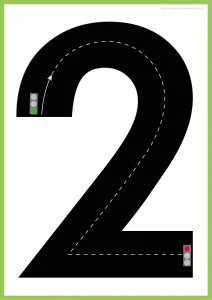 Autoroute du 2 en PS : la courbe puis la barre à parcourir