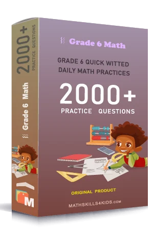Grade 6 quick witted daily math practices
