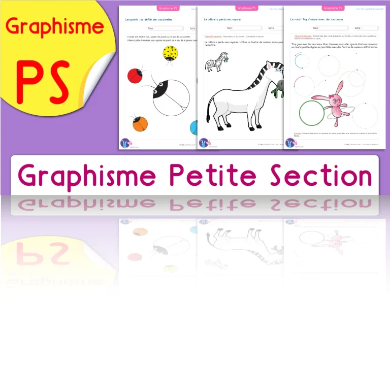 Graphisme PS : 26 fiches pour les premiers gestes graphiques — PS — aperçu 1