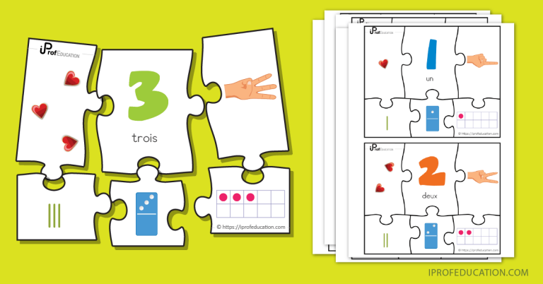 Puzzles des nombres de 1 à 10 : 60 pièces à assembler — MS · GS · CP — aperçu 1