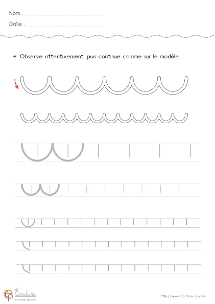 Graphisme de rentrée au CP : 23 fiches pour reprendre le geste — CP — aperçu 3