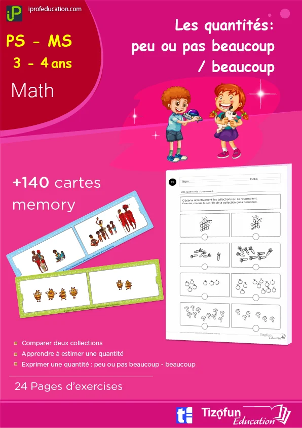 La notion de quantité - peu ou pas beaucoup et beaucoup