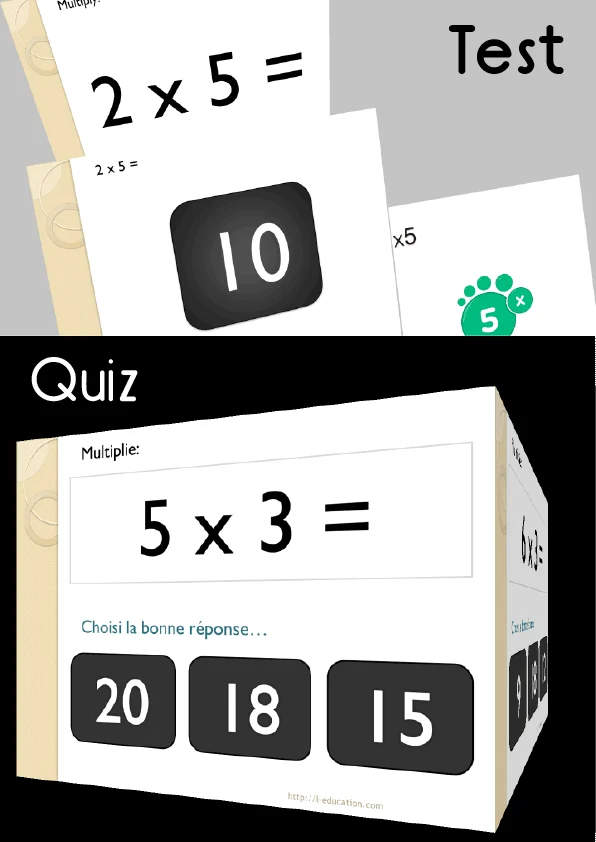 Tables de multiplication de 1 à 12 : le pack complet — CE1 à CM2 — aperçu 1