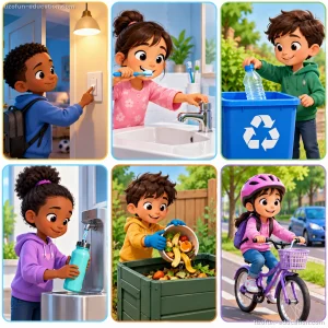 Caring for Our Earth: Use Less, Reuse, Recycle — Review game