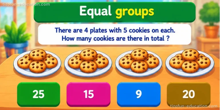 Grades 1–3 Math — Equal groups