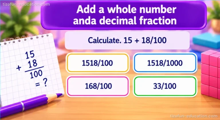 Math Grades 4–5 — Adding decimal fractions