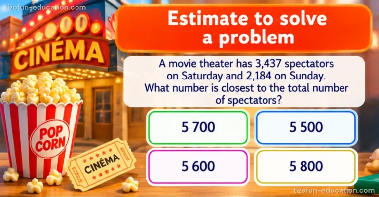 Math Grades 4–5 — Estimating to solve a problem