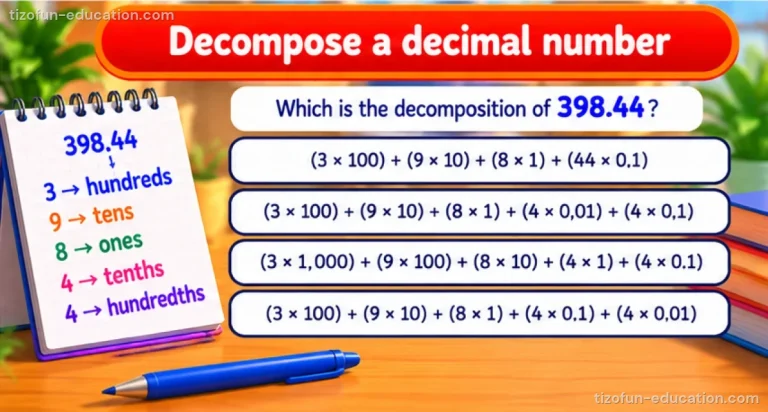 Math Grades 4–5 — Expanding decimal numbers