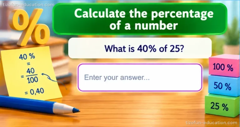 Math Grades 4–5 — Finding a percentage of a number