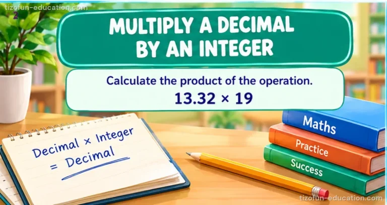 Math Grades 4–5 — Multiplying a decimal by a whole number