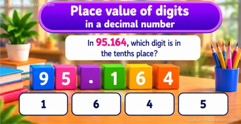 Math Grades 4–5 — Place value in decimal numbers