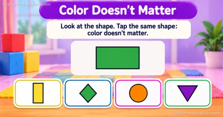 Kindergarten Math — Color does not matter