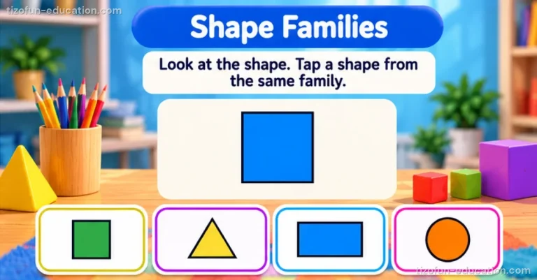 Kindergarten Math — Shape families