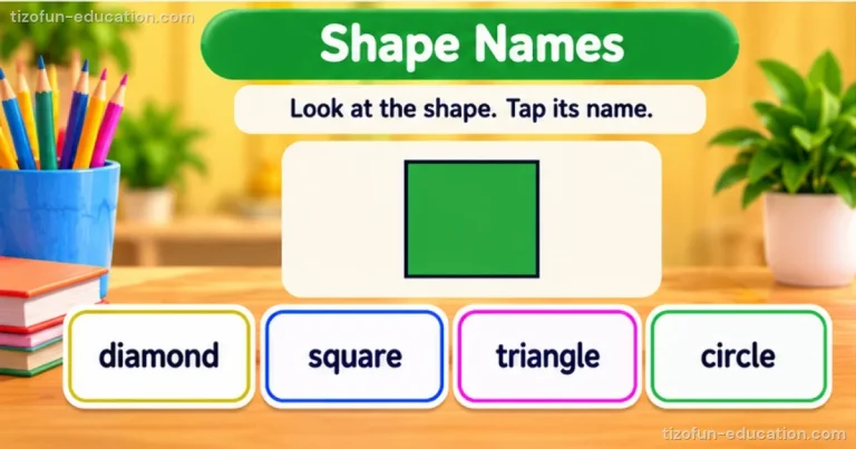 Kindergarten Math — Shape names