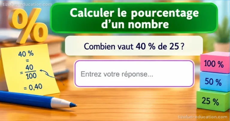 Maths CM1-CM2 — Calculer le pourcentage d’un nombre