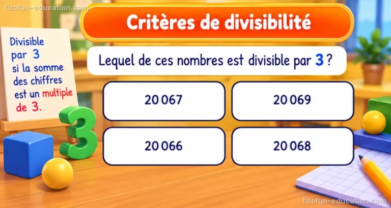 Maths CM1-CM2 — Critères de divisibilité