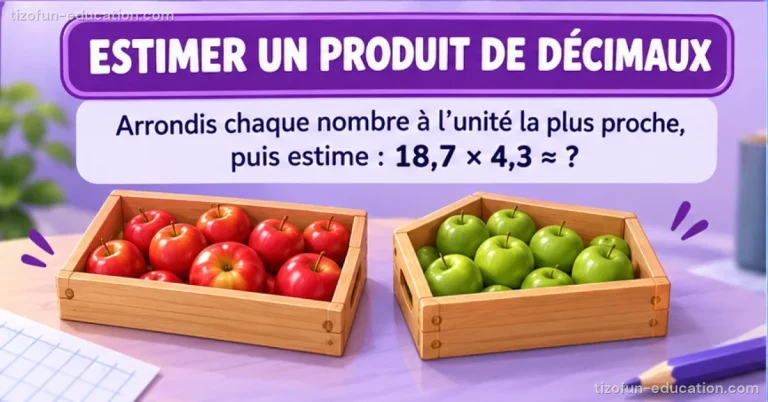 Maths CM1-CM2 — Estimer le produit de deux décimaux