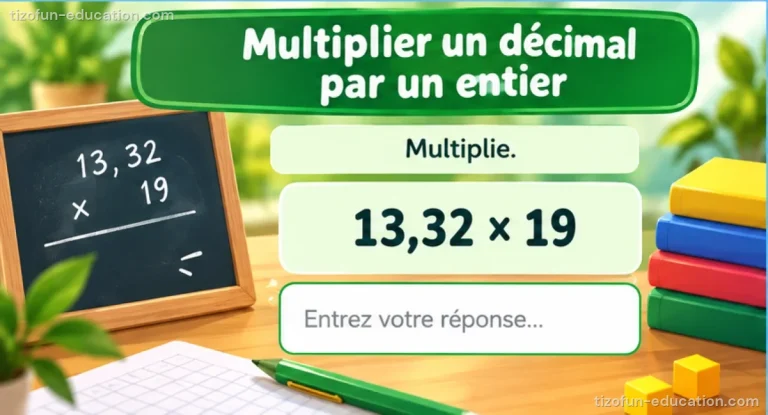 Maths CM1-CM2 — Multiplier un décimal par un entier