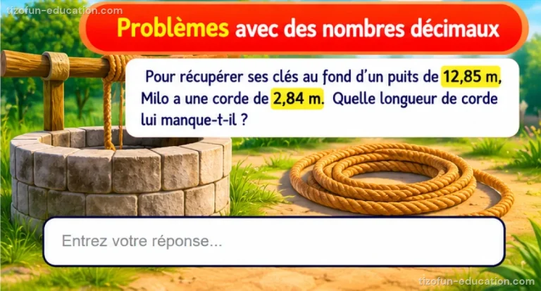 Maths CM1-CM2 — Problèmes avec des nombres décimaux