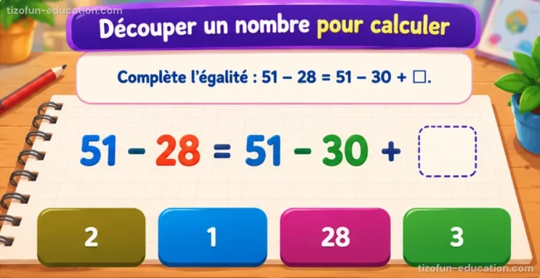 Mathématiques CP-CE2 — Découper un nombre pour calculer