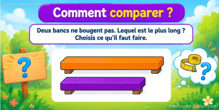 Mathématiques maternelle — Comment comparer ?