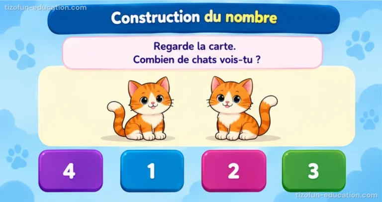 Mathématiques maternelle — Construction du nombre