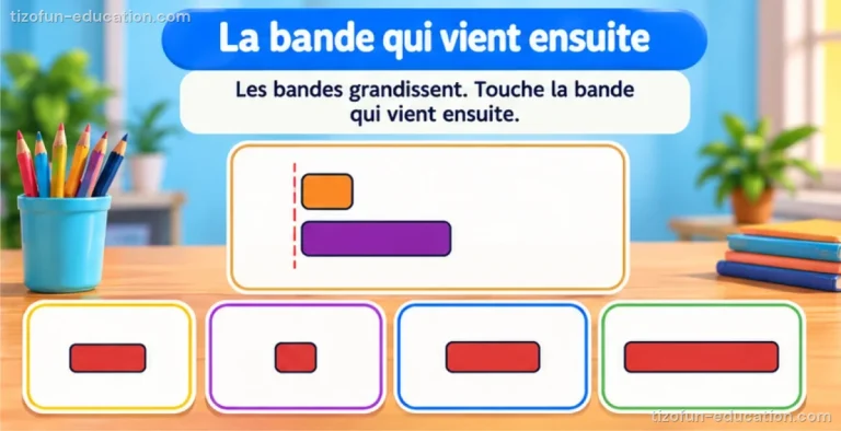 Mathématiques maternelle — La bande qui vient ensuite