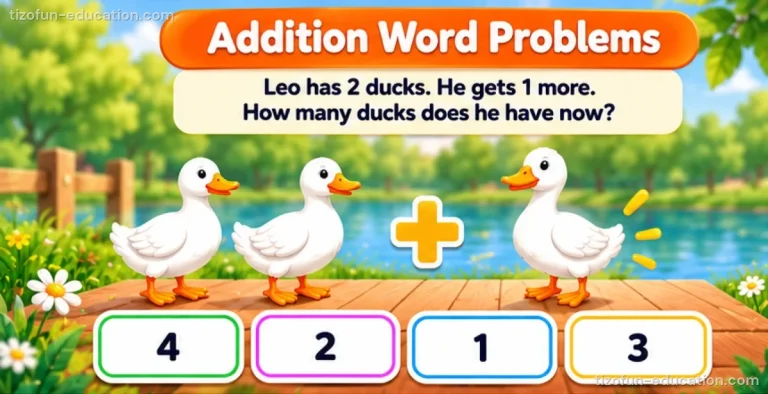Pre-K & Kindergarten Math — Adding problems