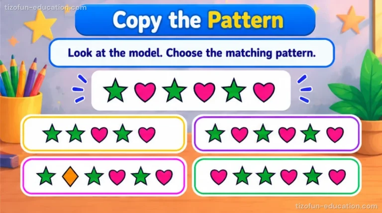 Pre-K & Kindergarten Math — Copy the model