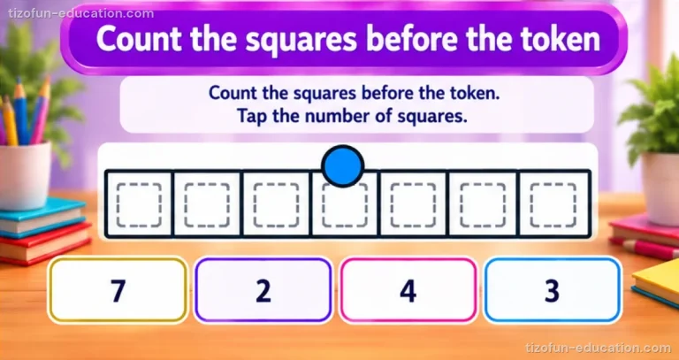 Pre-K & Kindergarten Math — Count the boxes before the counter